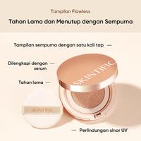 Gambar SKINTIFIC COVER ALL PERFECT CUSHION - Refill 01 Vanil dari Elsbeauty undefined 4 Tokopedia