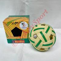 Gambar Bola Takraw Marathon 101 Super Sepak Plastik Ball Soccer Football Top - Kuning-Coklat dari HobbySport undefined 1 Tokopedia
