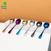 Gambar Sendok Cupping Spoon Rainbow - RoseGold dari Health Today Indonesia undefined 2 Tokopedia