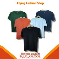 Gambar kaos polos cotton combed 30s / No Brand / Kaos Polos The best Quality - Hitam, L dari flying fashion shop undefined 1 Tokopedia