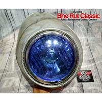 Gambar Fairing Visor lengkap Lampu depan custom caferacer kaca biru dari Bhe'Rut Classic undefined 1 Tokopedia