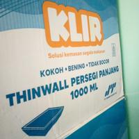 Gambar Thinwall Persegi Klir 1000ml dari CIPlastik undefined 1 Tokopedia