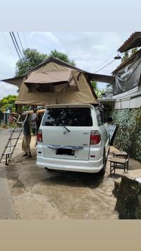 Gambar ROOFTENT ROCKRACK (TENDA DIATAS MOBIL) - Abu Hitam dari Roofrack Rooftent undefined 2 Tokopedia