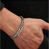 Gambar Gelang Pria Titanium Rantai Baja Keren Anti Karat Murah - 16cm, Besar 3,5mm dari Skincare Pria Medan undefined 1 Tokopedia