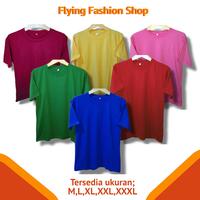 Gambar kaos polos cotton combed 30s / No Brand / Kaos Polos The best Quality - Hitam, L dari flying fashion shop undefined 3 Tokopedia
