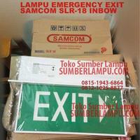 Gambar Lampu Emergency EXIT SAMCOM SLR 18T (1sisi) dari Sumber Lampu undefined 1 Tokopedia