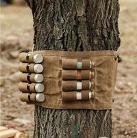Gambar Tas Bumbu Canvas Wax Bag Camping Outdoor Include Bottle Bushcraft Fold - Hijau Army dari Pinewood Shelter undefined 4 Tokopedia