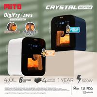 Gambar Air Fryer Mito AF8 AF 8 4 Liter Crystal Series Low Watt Mitochiba ORI - Hitam, Bubble 1 Lapis dari Jumbo Elektronik undefined 3 Tokopedia