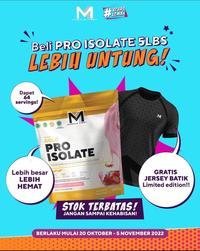 Gambar M1 Muscle First Pro Whey Gold Isolate Protein 5LBS-Rasa Taro Velvet - Taro Velvet dari SuperFit Store undefined 2 Tokopedia