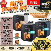 Gambar Air Fryer Mito AF8 AF 8 4 Liter Crystal Series Low Watt Mitochiba ORI - Hitam, Bubble 1 Lapis dari Jumbo Elektronik undefined 1 Tokopedia