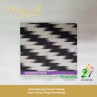 Gambar Kain Sarung Corak Insang / Kain Tenun Khas Pontianak - ToscaPinkOren dari Maya LF undefined 5 Tokopedia