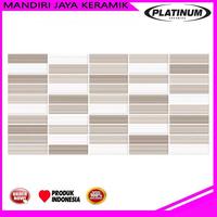 Gambar Keramik Dinding Platinum Adore DECOR Embossed Series 25x40 Kw1 - GREY Decor Embs dari Mandiri Jaya Keramik undefined 1 Tokopedia