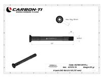 Gambar Carbon Ti X-Lock EVO 12x1.0 X-12 117mm Black Specialized Tarmac S-Works SL7 SL8 Thru Axle TA Front dari Hobby One undefined 5 Tokopedia