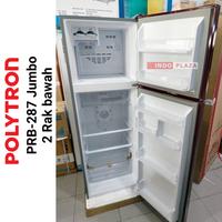 Gambar KULKAS POLYTRON PRB-217 New 2022 Bunga Timbul - PRB-217 dari indoplazamedan undefined 5 Tokopedia
