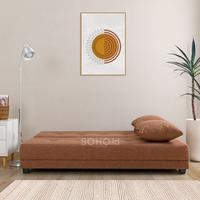 Gambar SOHO.ID Remy Sofa Bed - Sofa Minimalis Murah - Brown dari Soho.id Furniture undefined 2 Tokopedia