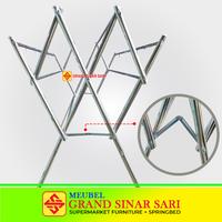 Gambar jemuran baju stainless jumbo 180 cm dari GRAND SINAR SARI undefined 2 Tokopedia