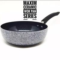 Gambar Maxim Deep Wok Neostone 24 cm Anti lengket dari Kitchen Point undefined 1 Tokopedia
