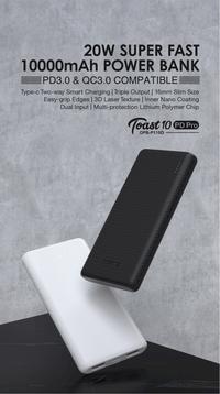 Gambar Oraimo OPB-P115D 10000mAh Powerbank Ultra Slim 3 Port Fast Charging dari MXKomputer_NEW undefined 2 Tokopedia