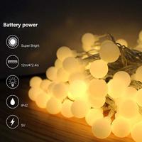 Gambar Lampu Hias Bohlam Taman Tenda Camping Sperical Light String Baterai AA - 3 M 20 LED dari Dayataln Store undefined 2 Tokopedia