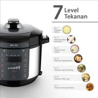 Gambar FLIFE Elektronik Pressure Cooker - Panci Presto 5 L - Super Low Watt dari Fokus Electronic Store undefined 5 Tokopedia