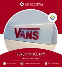 Gambar HURUF TIMBUL PVC ( VANS ) dari griya visual undefined 1 Tokopedia