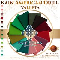 Gambar Kain Utama American Drill Meteran Seragam Hijau Merah Pink Peach dari Kain Utama undefined 1 Tokopedia