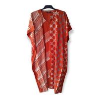 Gambar Daster Lowo Kelelawar Jumbo Busui Batik Cap Pekalongan Kawung Oren dari Batik Nulaba undefined 1 Tokopedia