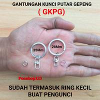 Gambar Ring join putar model gepeng isi 144pcs ring gantungan kunci - 1Gros GKPG 28mm dari Ponshop1234 undefined 2 Tokopedia