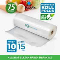 Gambar Plastik Vacuum POLOS ROLL 10Meter Vakum Sealer Makanan DELKOCHOICE - 20cm x 10m dari Sultan Packing undefined 2 Tokopedia