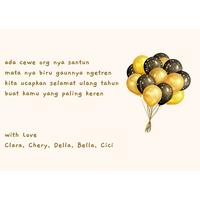 Gambar Custom Card dari Cheriepatisserie undefined 1 Tokopedia