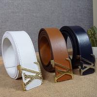 Gambar LV Belt Ikat Pinggang Gesper Louis Vuitton Kulit Asli - Satu Lapis dari Fruna Leather undefined 3 Tokopedia