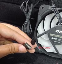 Gambar COOLING FAN MSI DC 12V 12025L DUAL CABLE 3PIN SECOND LIKE NEW dari Biz Comp undefined 2 Tokopedia