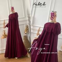 Gambar ANYA DRESS MAXY CRINGKEL AIRFLOW NABTIK DRESS CRINKLEGAMIS BLOOM ABAYA - dusty pink, LD 110 XXL dari TOKO ARMARSYA SRAGEN undefined 2 Tokopedia