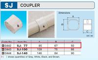 Gambar slimduct INABA DENKO SJ 77-I adaptor sambungan antar lurus sok sock dari inaba denko indonesia undefined 3 Tokopedia