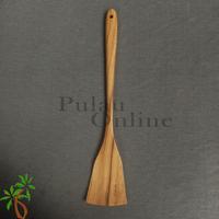 Gambar Spatula kayu Tumis Polos sawo 35 cm - Sutil kayu oseng - Kayu jati dari Pulau Online undefined 2 Tokopedia