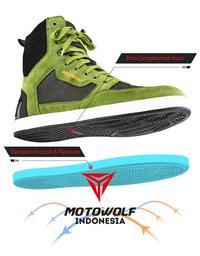 Gambar Motowolf Sepatu Motor Sunmori Dalam Kota Waterproof Anti Slip 0202 - Hitam, 46 dari Motowolf Indonesia undefined 5 Tokopedia