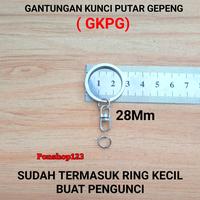 Gambar Ring join putar model gepeng tebal bahan nikel ganci gantungan kunci - 1Pcs GKPG 28mm dari Ponshop1234 undefined 3 Tokopedia