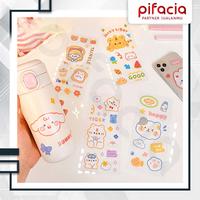 Gambar Sticker Decoration Cartoon Book Journal Diary Cute Rabbit Bear Lucu dari Pifacia undefined 1 Tokopedia