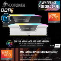 Gambar Corsair Vengeance RGB DDR5 32GB (2x16GB) DRAM 6000MHz AMD EXPO - Black Edition dari Duta Mandiri Infokom undefined 1 Tokopedia