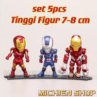Gambar Action figure Iron Man Marvel Avengers chibi kids logic seri C dari MICHIEN-SHOP undefined 4 Tokopedia