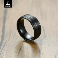 Gambar Lucre Cincin Titanium Pria NOIR Premium Ring Hitam Anti Karat Bahan Stainless Steel Lebar 8mm Size 7-10 Asli 100% - 7 dari Lucre Jewelry undefined 5 Tokopedia