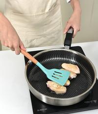 Gambar Spatula Silikon Anti Lengket Tahan Panas/ Sendok Sup/ Sendok Spaghetti - Leadle Sup dari piepiebakewareofficial undefined 2 Tokopedia