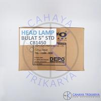Gambar Head Lamp Lampu Besar Utama Bulat 5 Inch Colt T120 Dolak / 5" Std DEPO dari Cahaya Trikarya Auto undefined 4 Tokopedia
