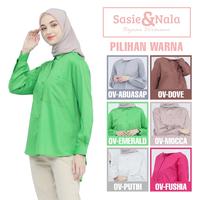Gambar Kemeja Oversize Wanita Sasie & Nala Katun Toyobo Kualitas Premium dari Ofissio Store undefined 3 Tokopedia