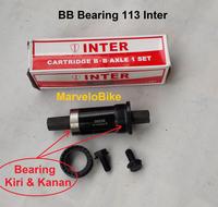 Gambar BB Bearing Bottom Bracket Sepeda 113 Inter Kotak dari MarveloBike undefined 3 Tokopedia
