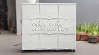 Gambar LEMARI CLUB TRIPLE FLIP SUSUN 3 X 3 BARIS SEKAT RUANGAN MEJA TV LED dari TAMARA HOME LIVING undefined 2 Tokopedia