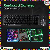 Gambar Keyboard Gaming RGB LED + Mouse Gaming dari Afrins Shop_NEW undefined 1 Tokopedia