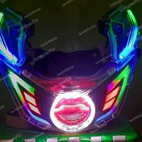 Gambar lampu beat new 2021 custom projie - lazy rumah sen, biled lensa 3in dari Berkitlamp undefined 4 Tokopedia