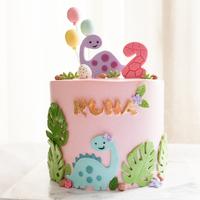 Gambar kue ulang tahun dinosaurus one month cake dari Shuga&Buttercakes undefined 1 Tokopedia