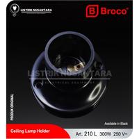 Gambar Broco Fitting Lampu Plafon dan Dinding E27 210L Murah Berkualitas dari Briliant Listrik Nusantara undefined 5 Tokopedia